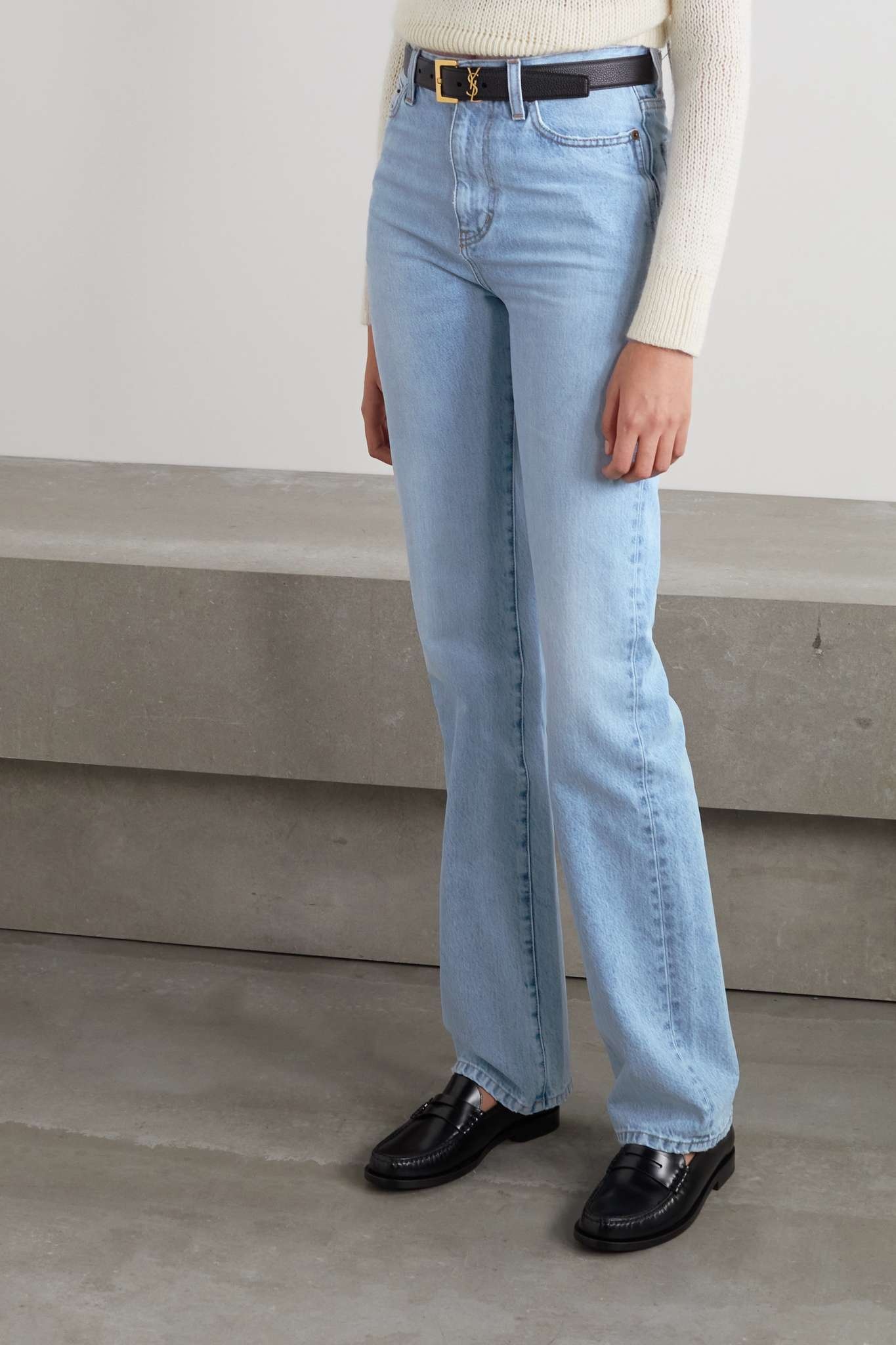 Janice high-rise straight-leg jeans - 3