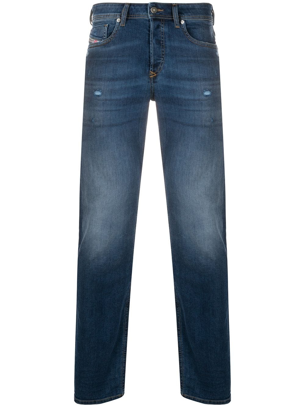 distressed slim-fit jeans - 1