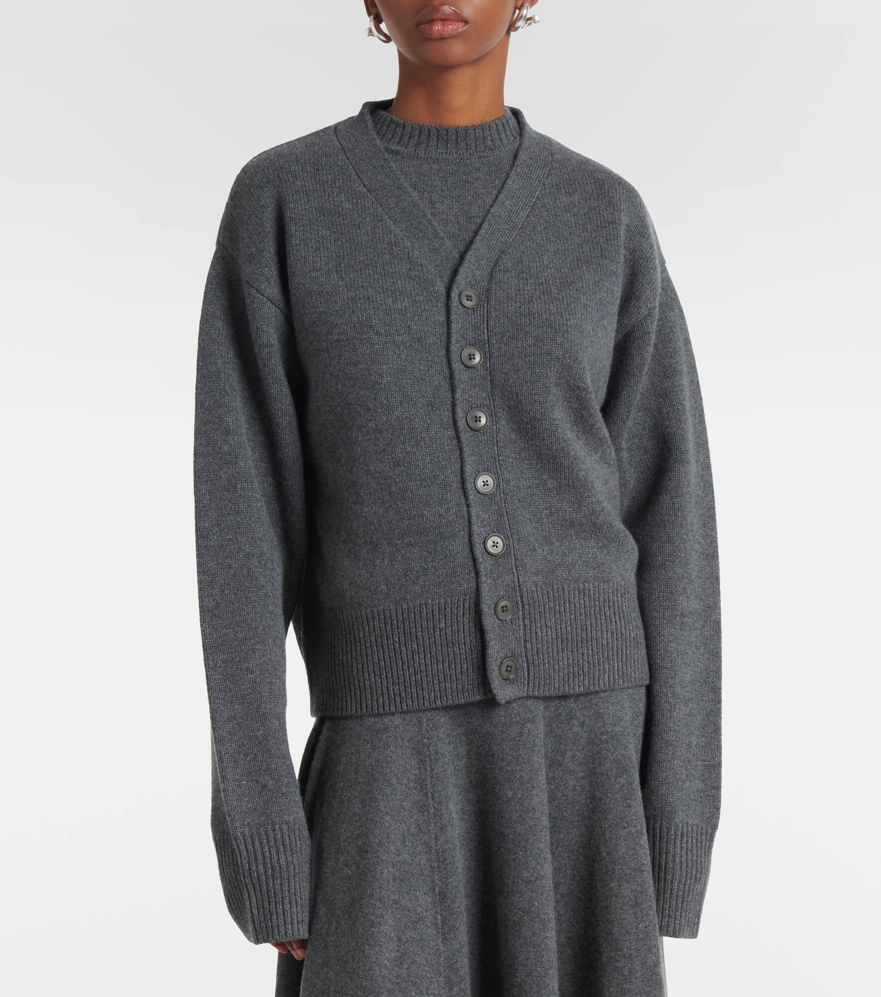 N°309 Clover cashmere-blend cardigan - 4