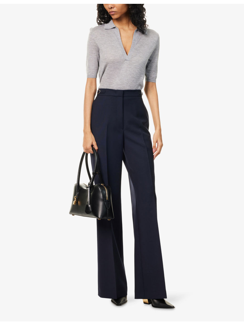 Frank Regular-Fit Cashmere-And-Silk Knit Polo Shirt - 2