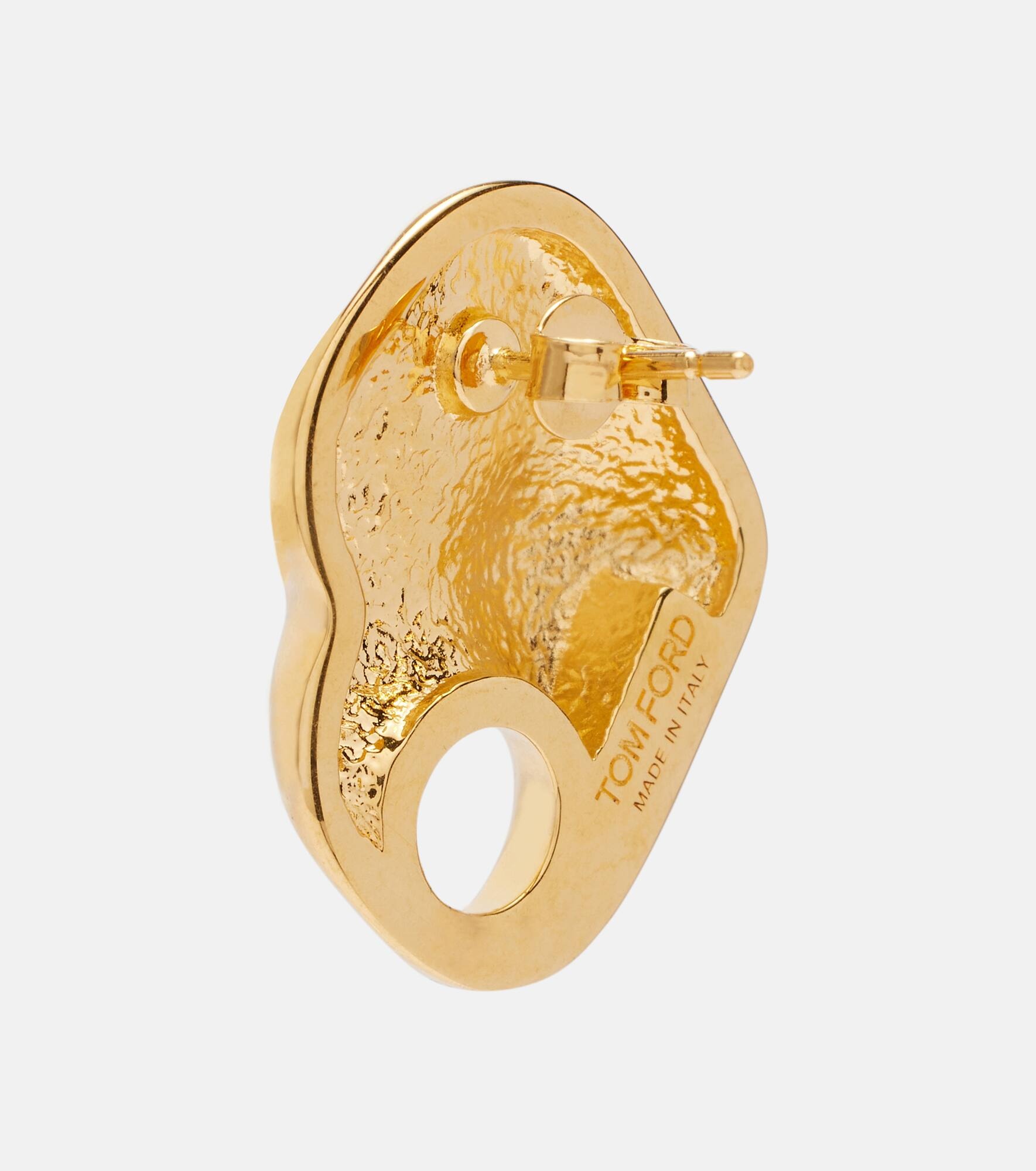 Logo cutout earrings - 5