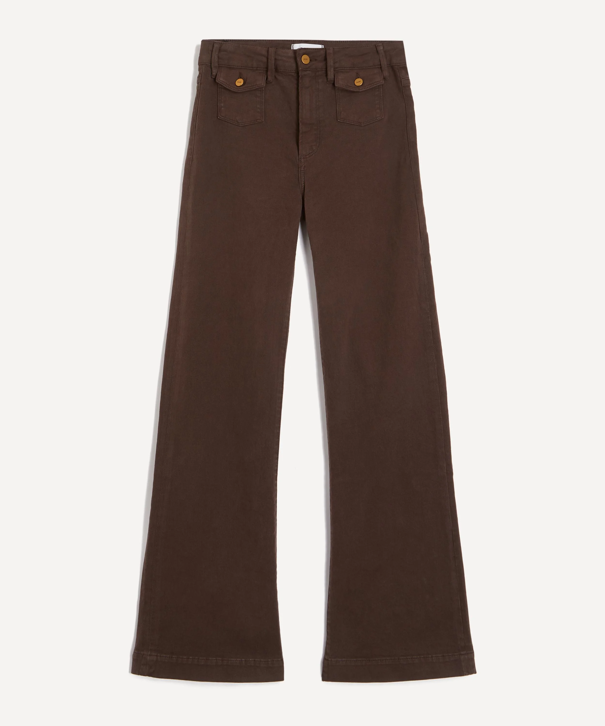 Leenah 32 Wide-Leg Jeans in Rich Chocolate - 1