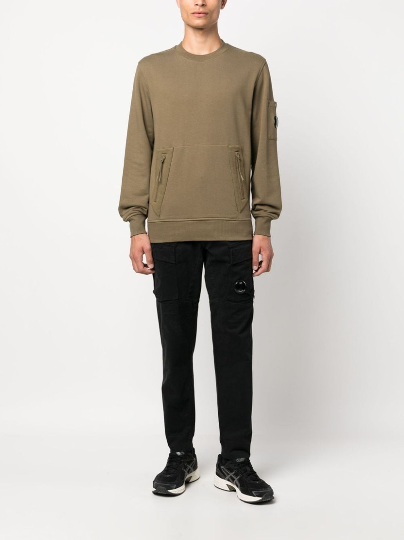 C.P. Company sleeve-pocket crew-neck sweatshirt outlook