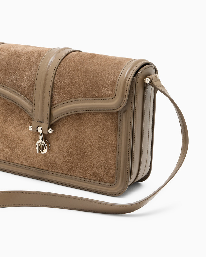 CROSSBODY BAG IN SUEDE AND SMOOTH LEATHER 5