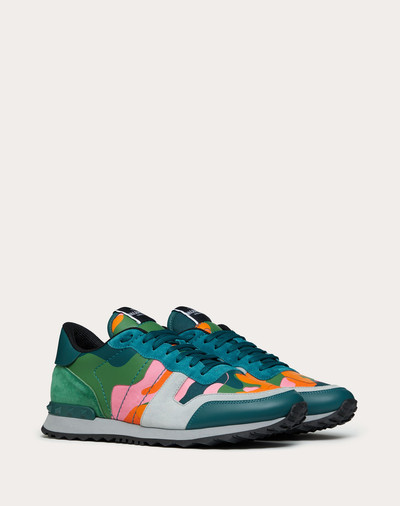 Valentino Camouflage Rockrunner Sneaker outlook