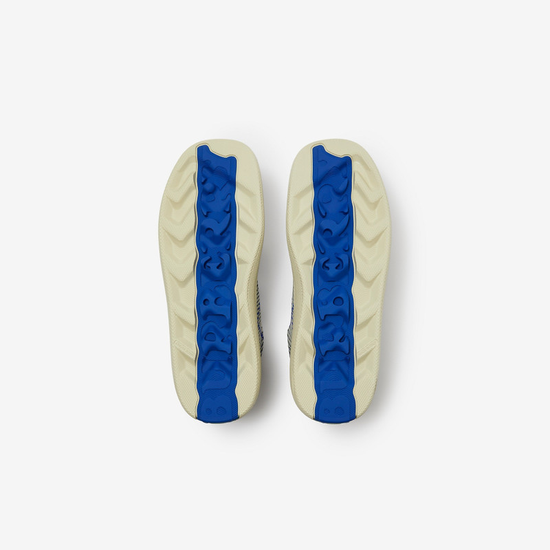 Check Knit Box Sneakers 6