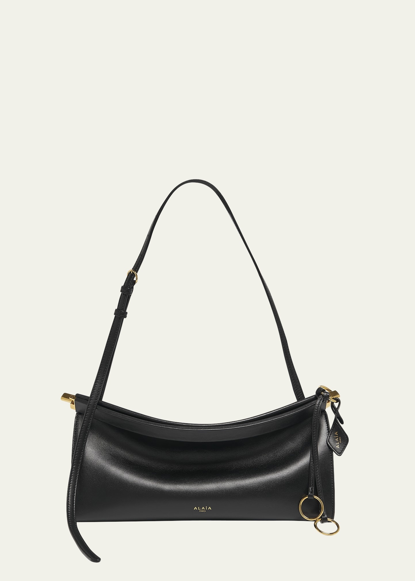 Le Click Medium Shoulder Bag in Glossy Leather - 1