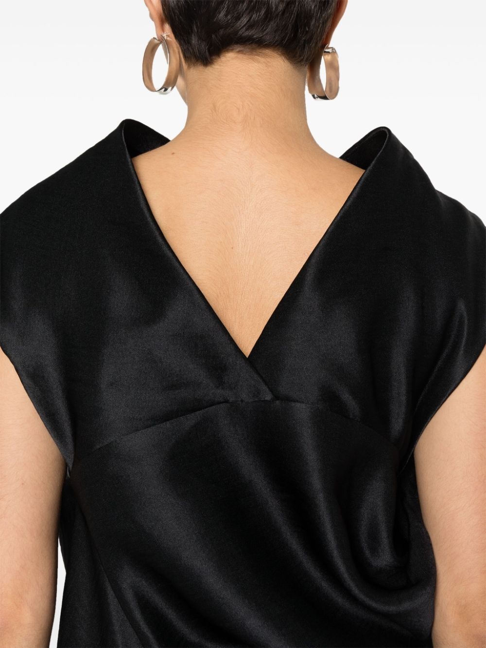 ISSEY MIYAKE Enveloping draped dress | REVERSIBLE