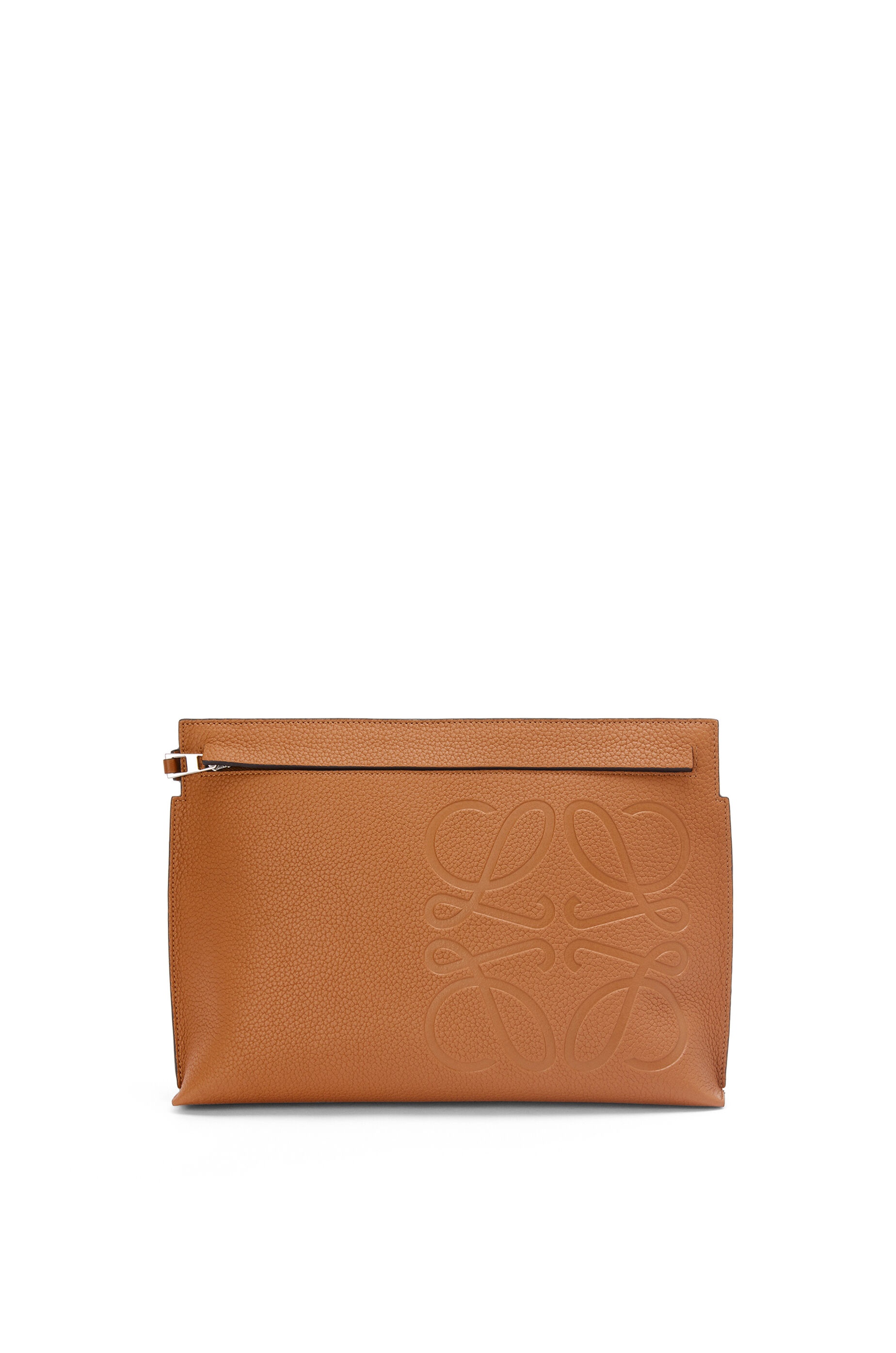 T Pouch in grained calfskin - 1
