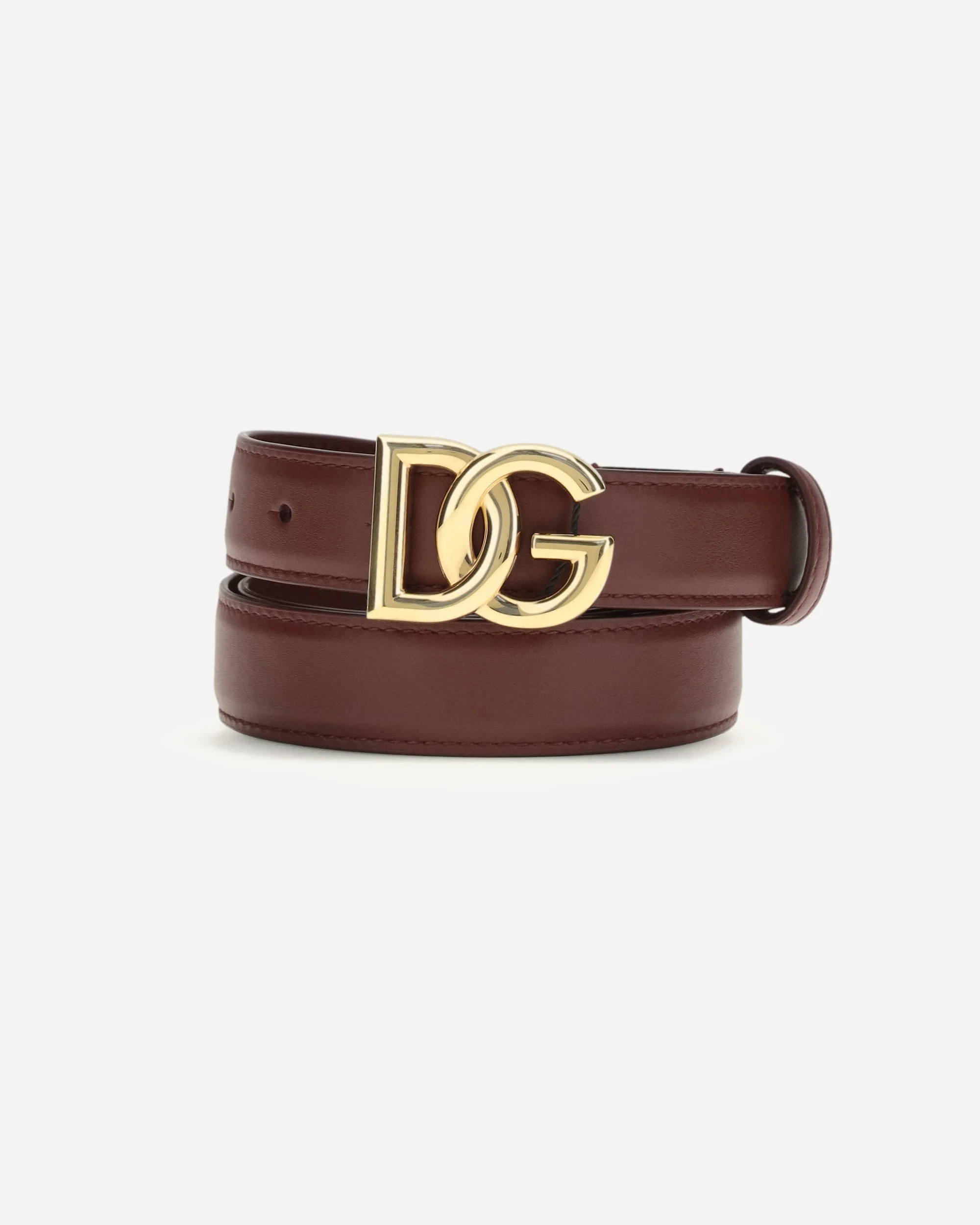 Calfskin Belt with DG logo - 1