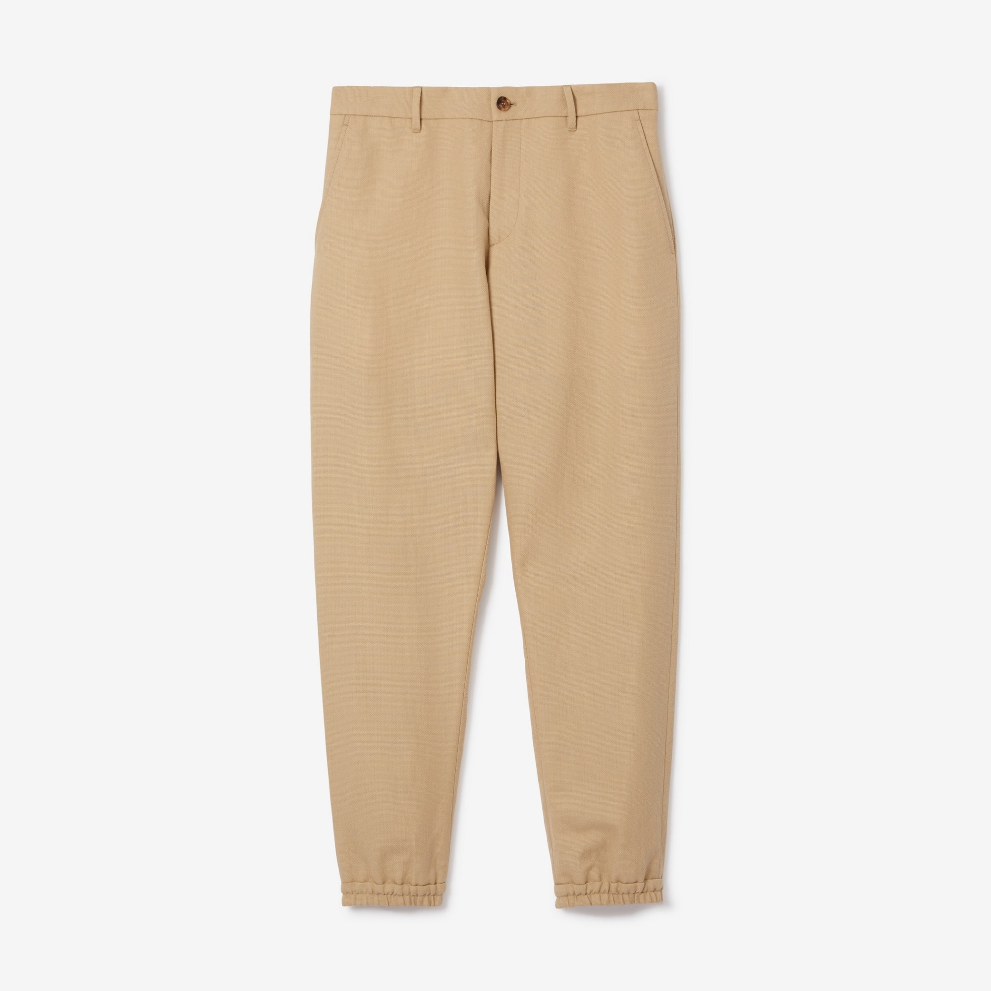 Wool Blend Tailored Jogging Pants - 1