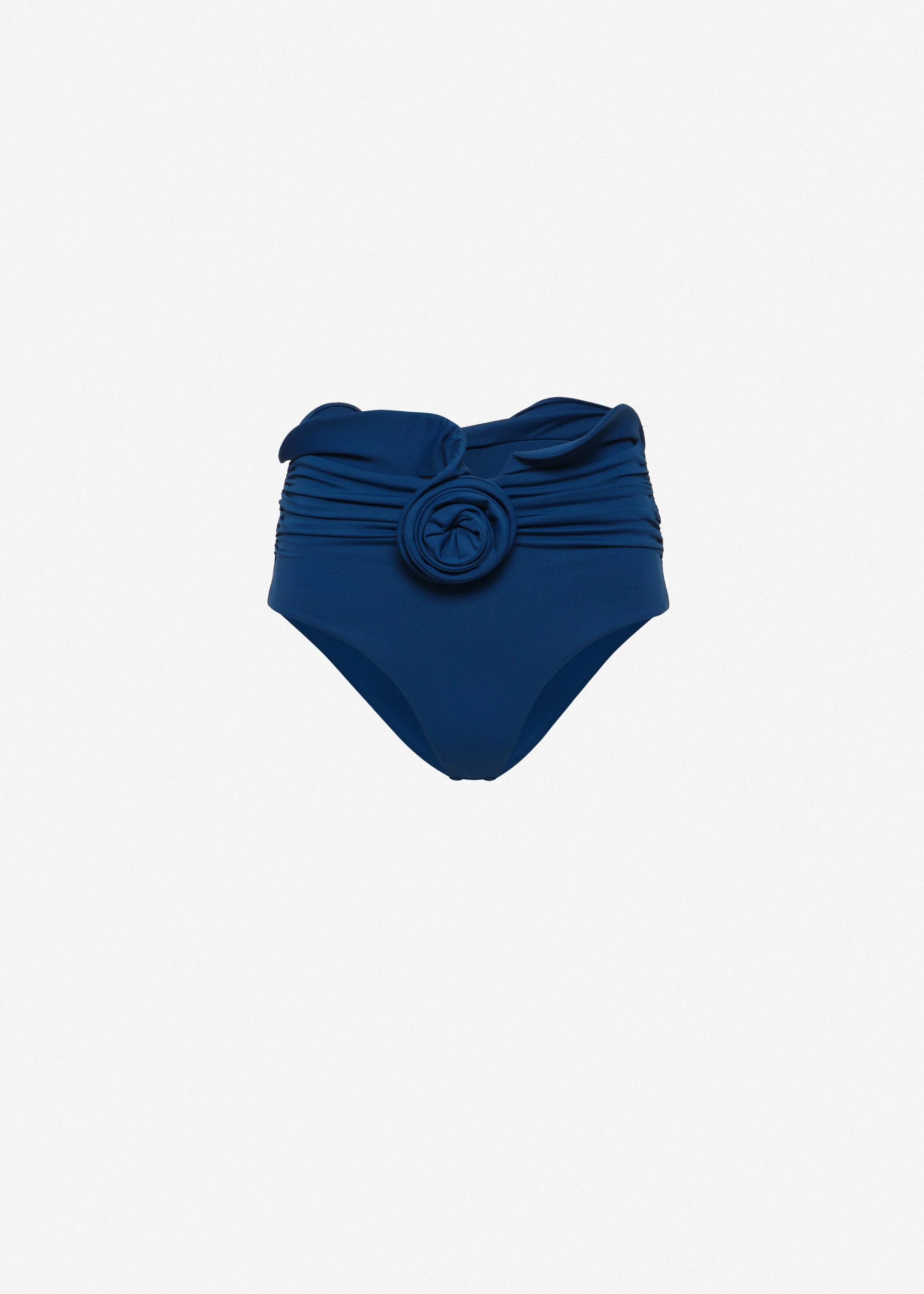 Sculpted waist swim bottom in blue - 1