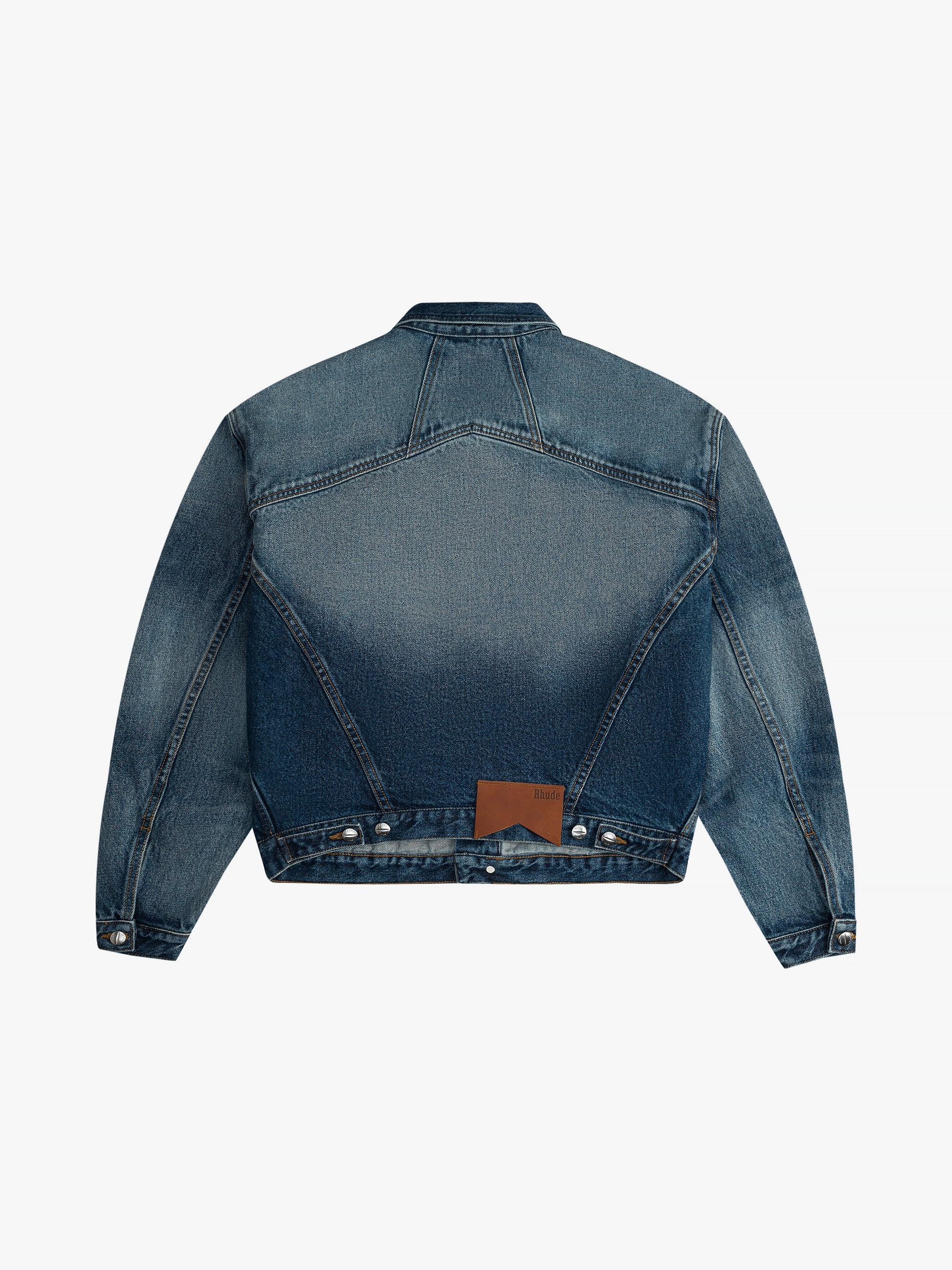 OVERSIZED DENIM TRUCKER JACKET - 6