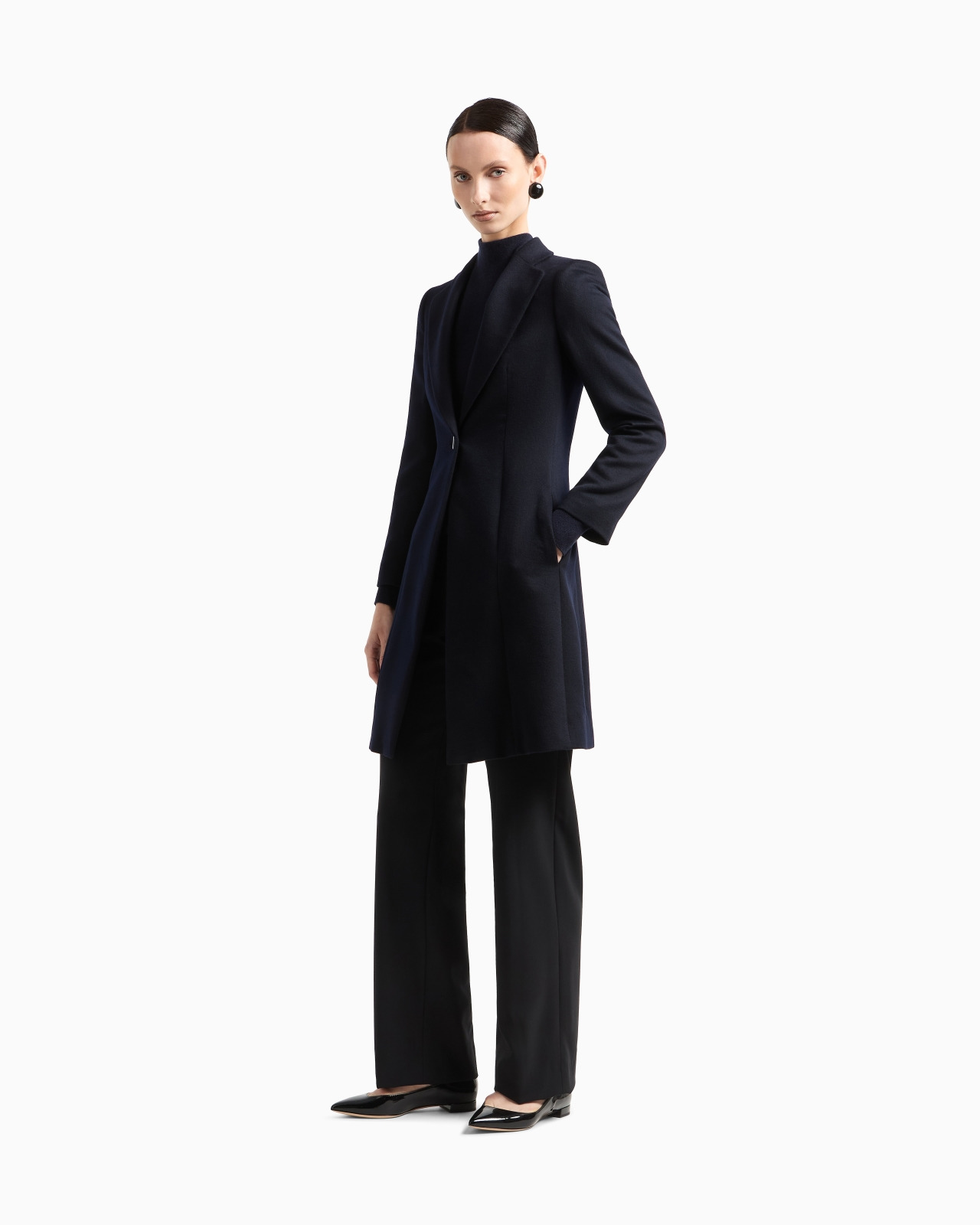 Pure cashmere mock-neck jumper - 2