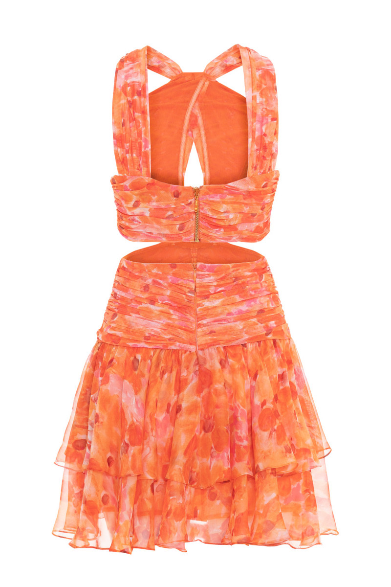 MYOSOTIS HALTERNECK MINI DRESS 4