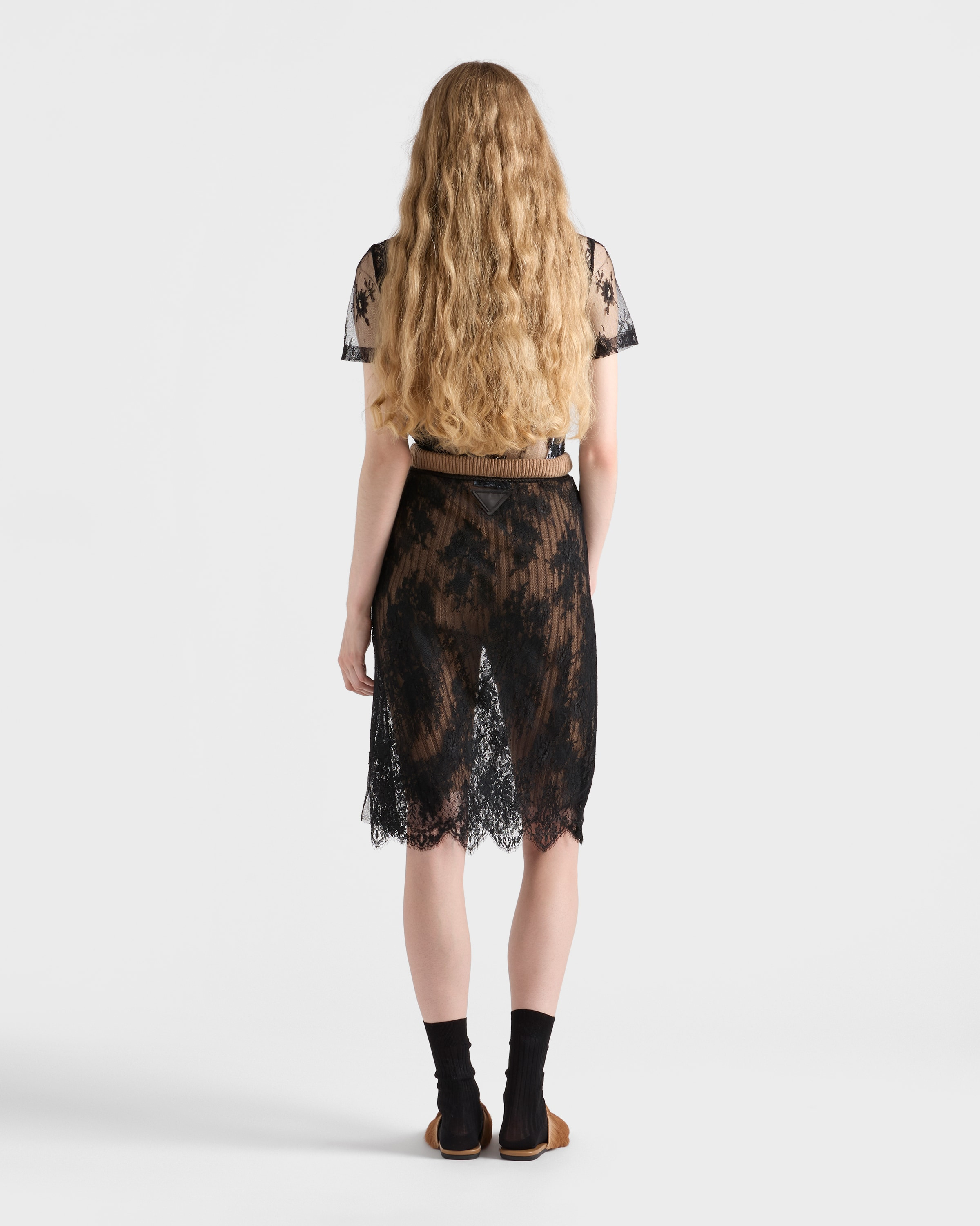 Lace pencil skirt - 5