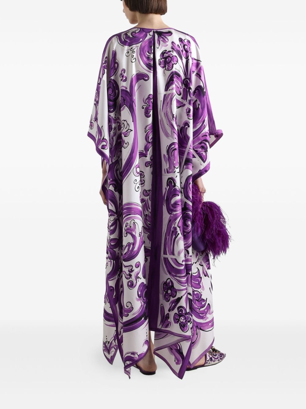 Majolica-print dress - 3