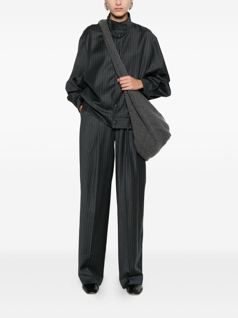 AYA MUSE pinstriped bomber jacket outlook