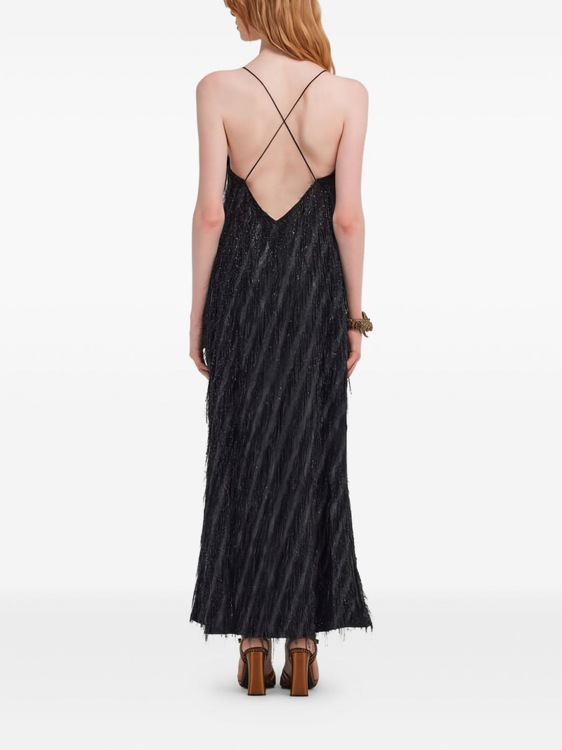 fringe-embellished slip dress 4
