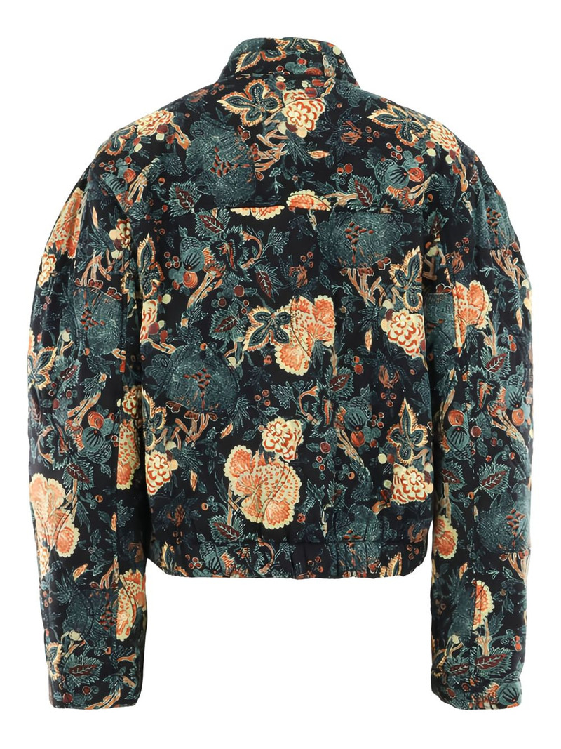 ULLA JOHNSON Lavinia silk bomber jacket outlook