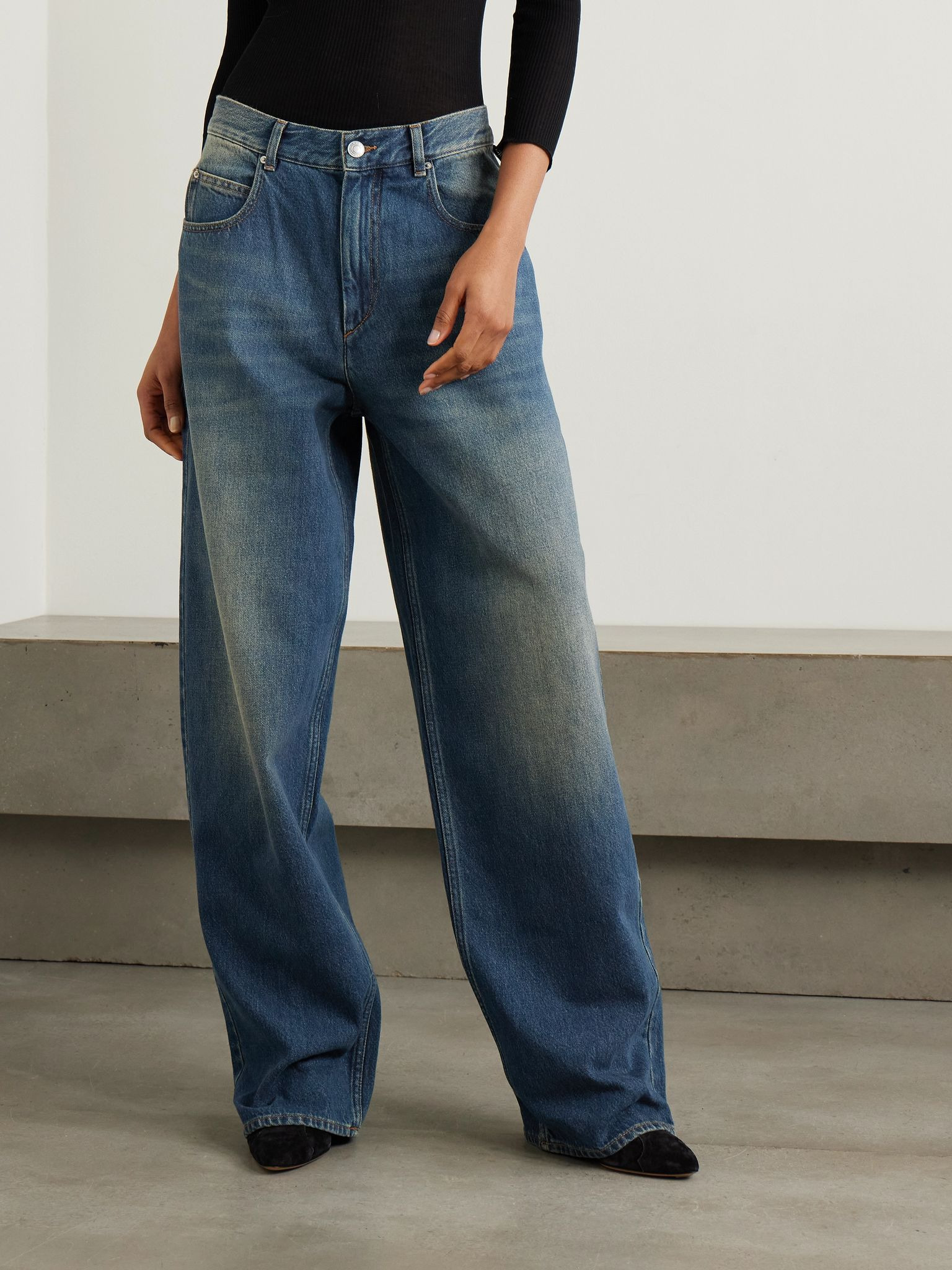 Joanny mid-rise wide-leg jeans Mid denim - 3