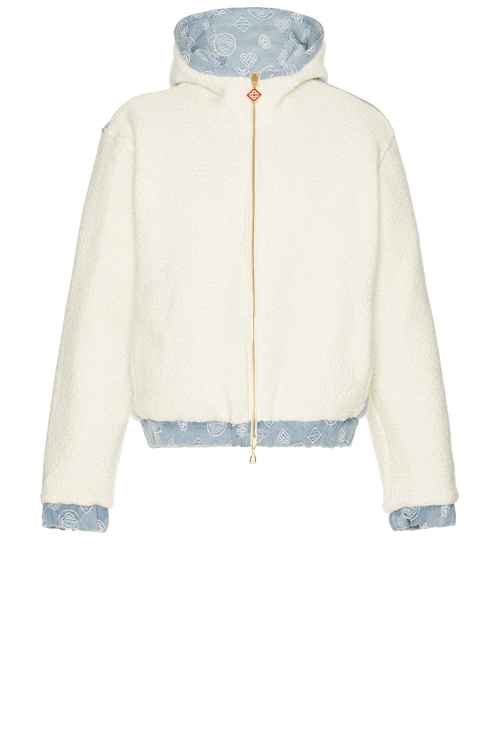 Cashmere Terry & Denim Reversible Jacket - 2