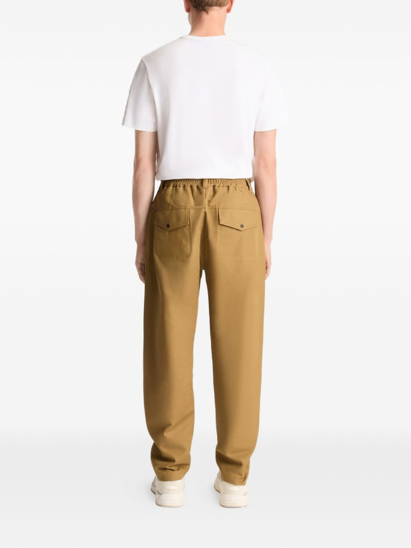 Laukol elasticated-waist straight-leg trousers 4