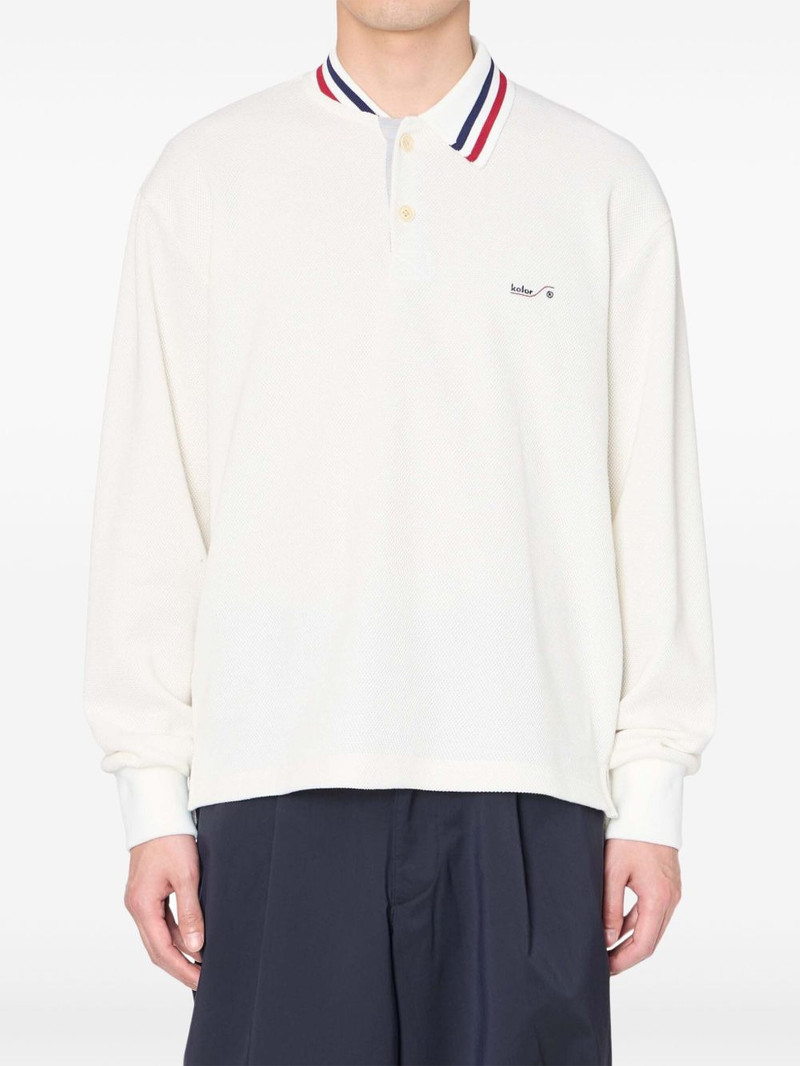 long-sleeve polo shirt 1