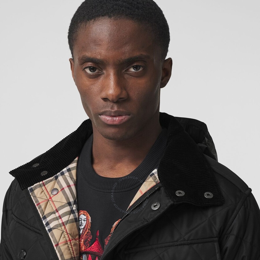 Burberry Packaway Hood Quilted Thermoregulated Field Jacket, Brand Size 52 ( US Size 42 ) - 4