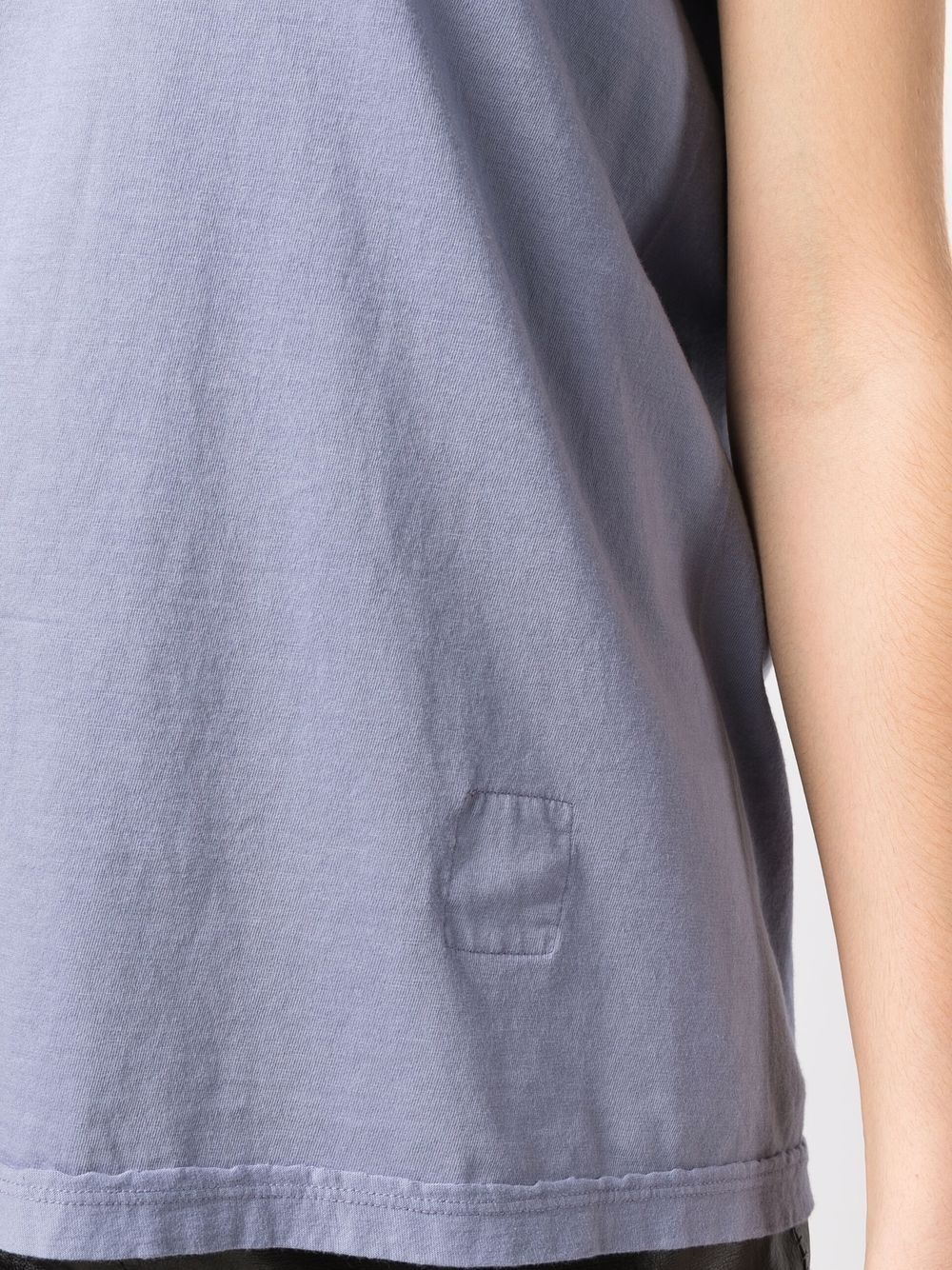 strap-detail cotton T-shirt - 5