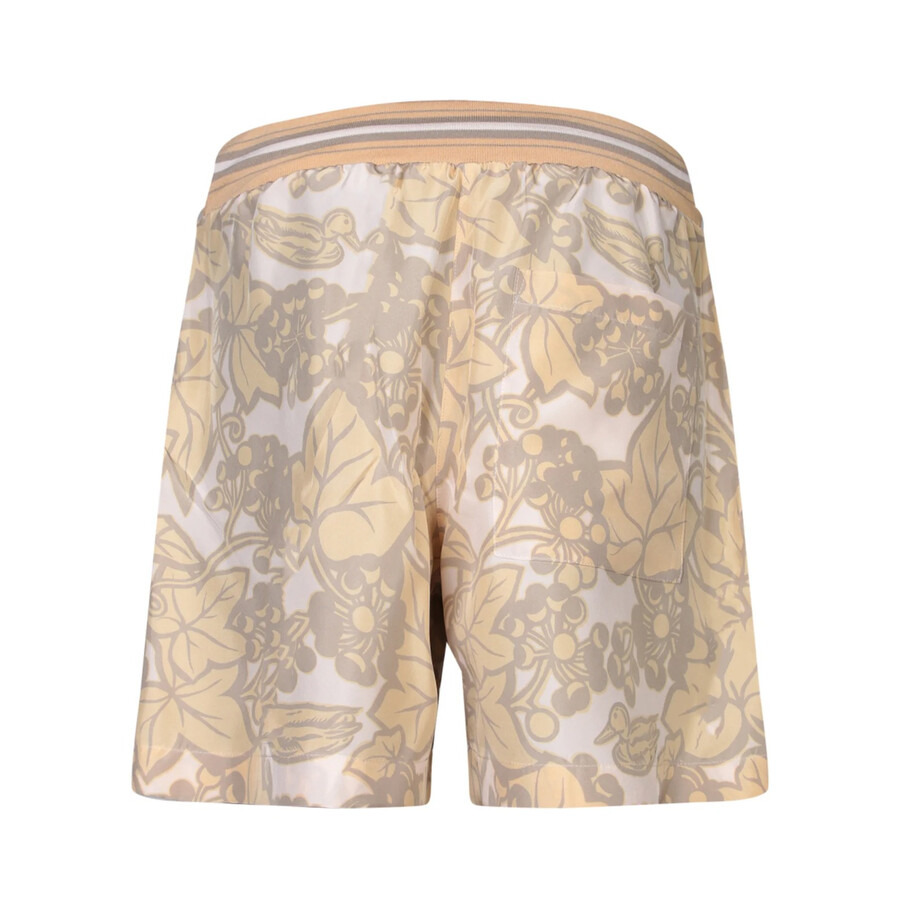 Burberry Botanical-Print Silk Shorts - 2