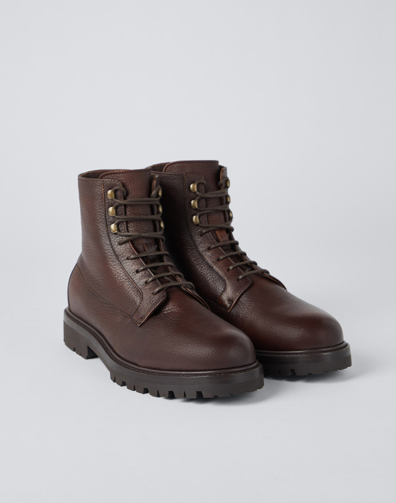 Deerskin boots with shearling lining 1