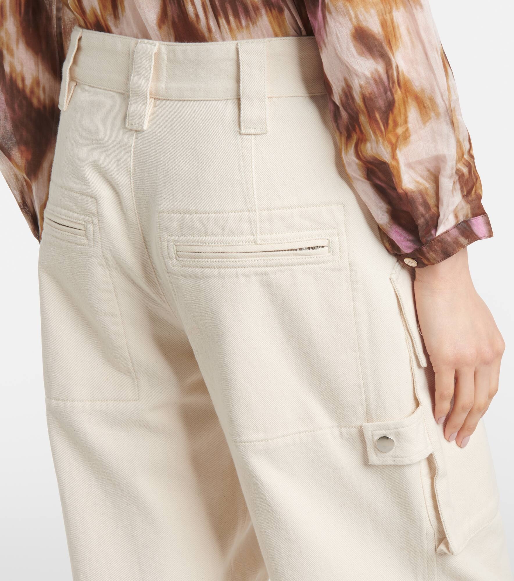 Jannick low-rise cotton cargo pants - 6