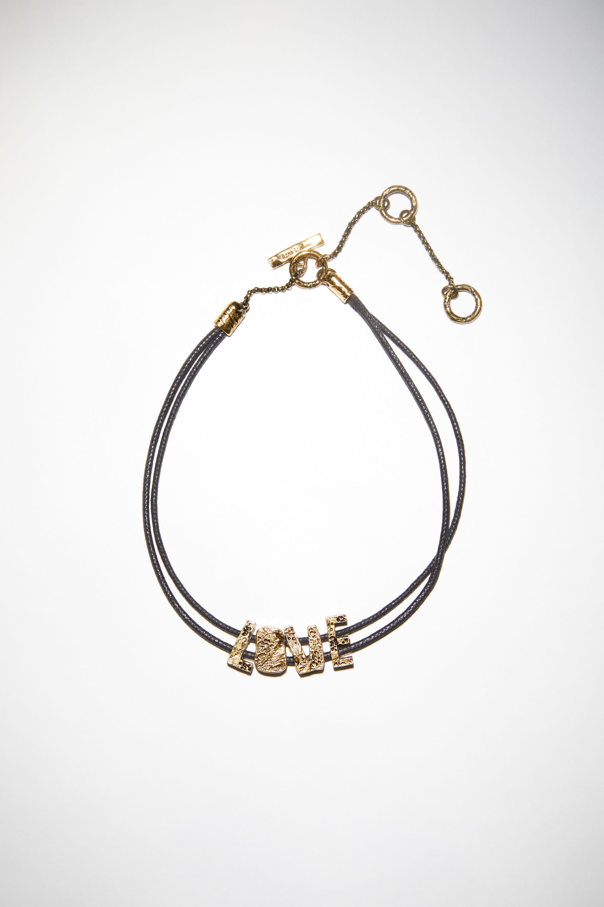 Love necklace - Black - 1