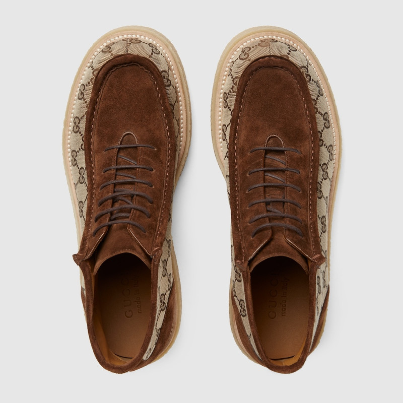 GUCCI Men's lace-up ankle boot outlook