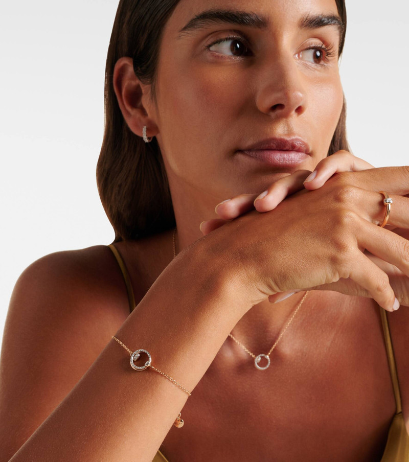 Pomellato Pomellato Together 18kt rose gold chain bracelet with diamonds outlook