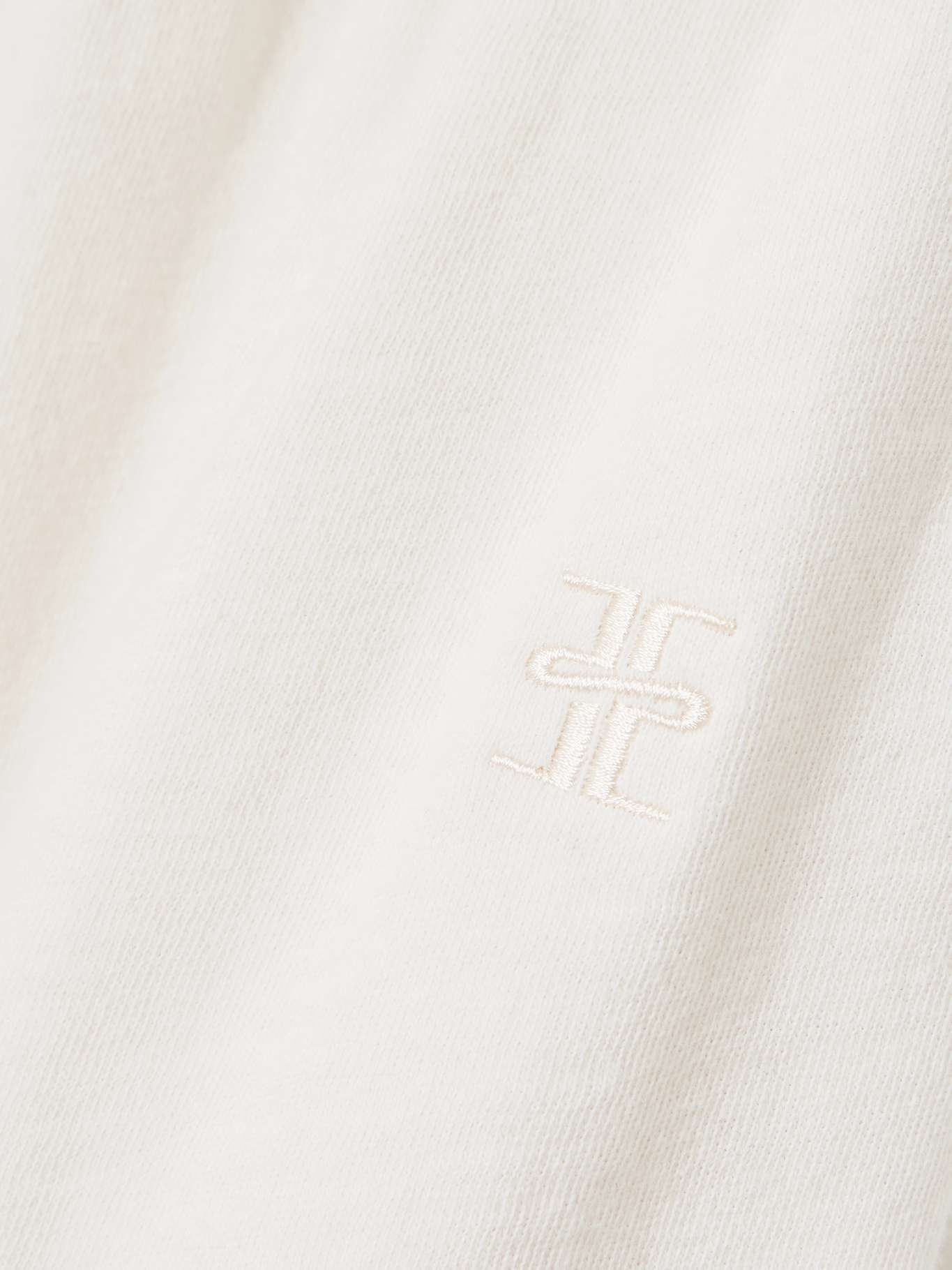 Vinny embroidered tapered cotton-jersey track pants Beige - 4
