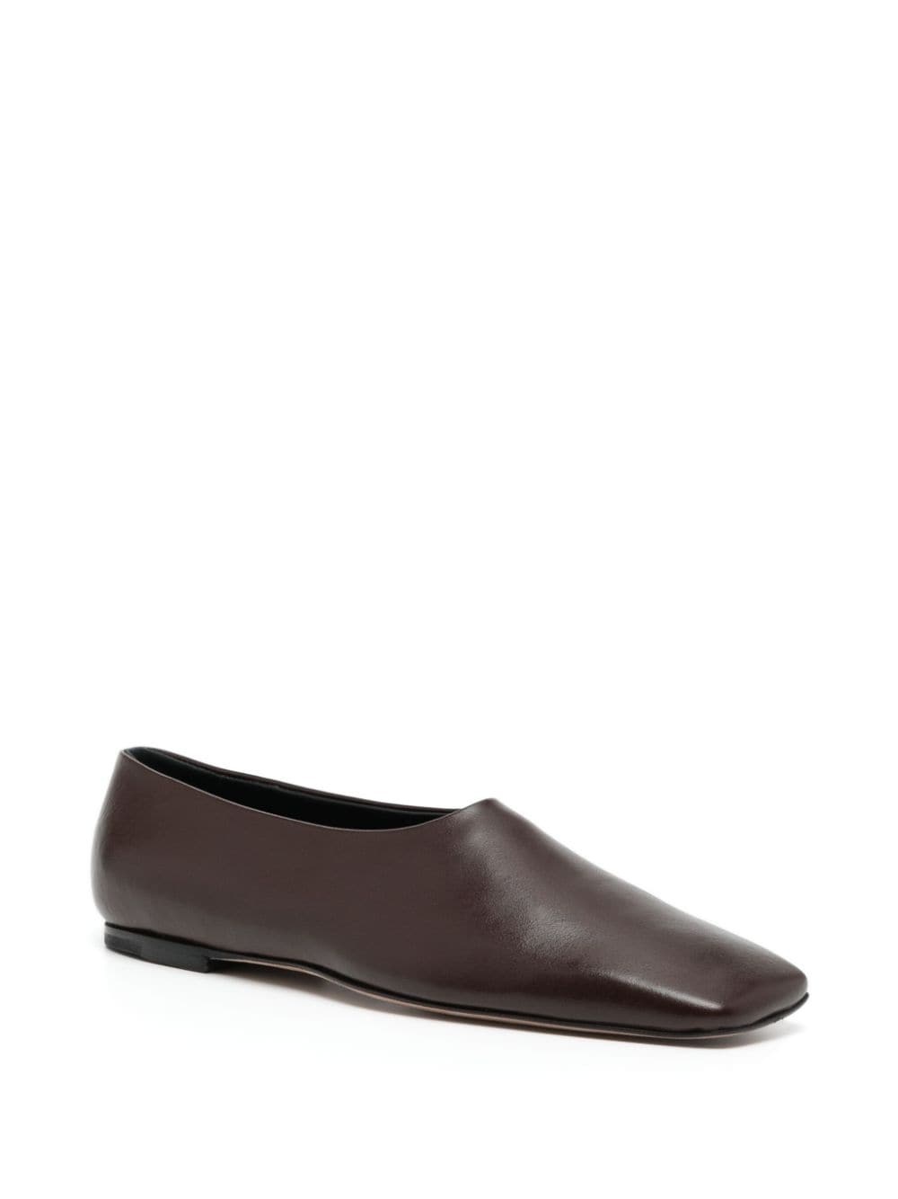Atlas square-toe leather pumps - 2