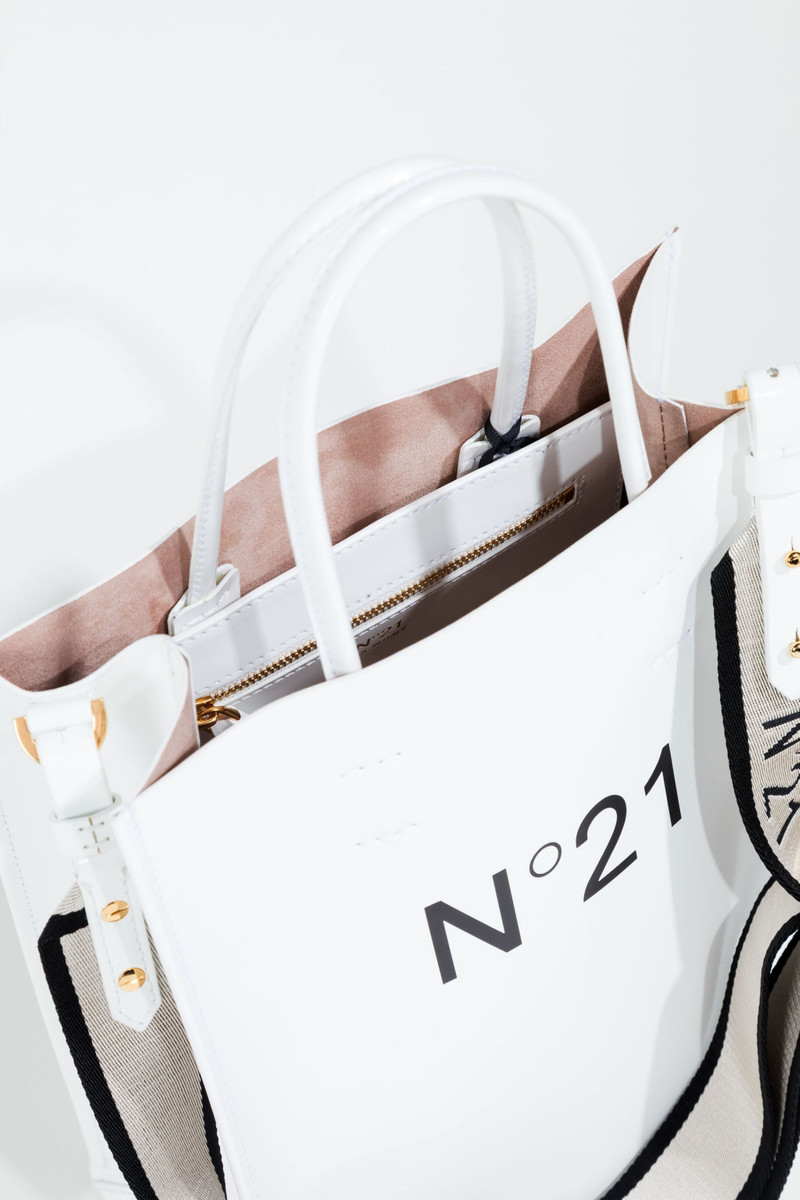 SMALL LOGO-PRINT SHOPPER 4