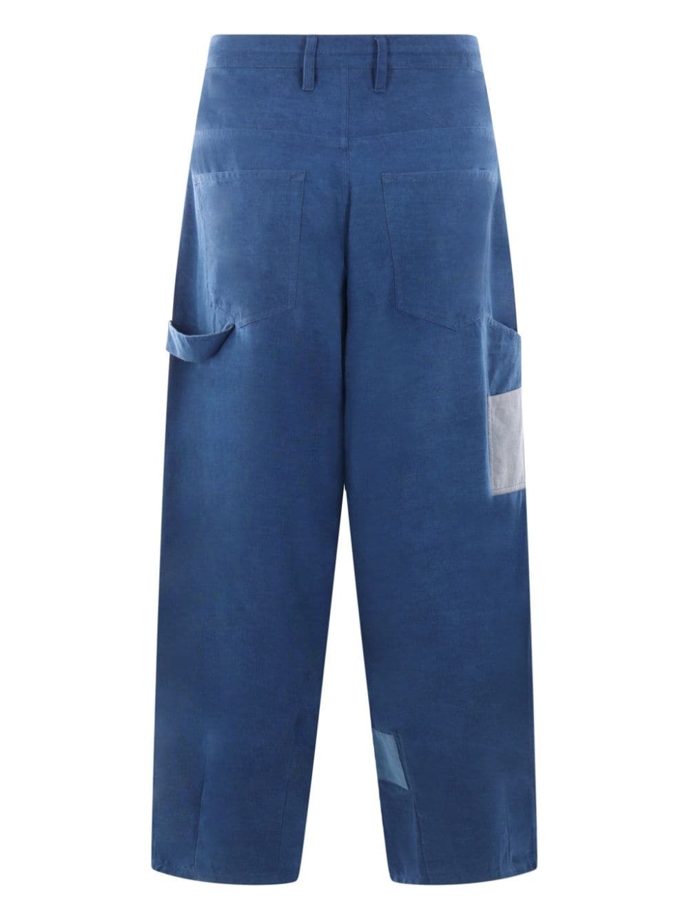 panelled wide-leg trousers - 2