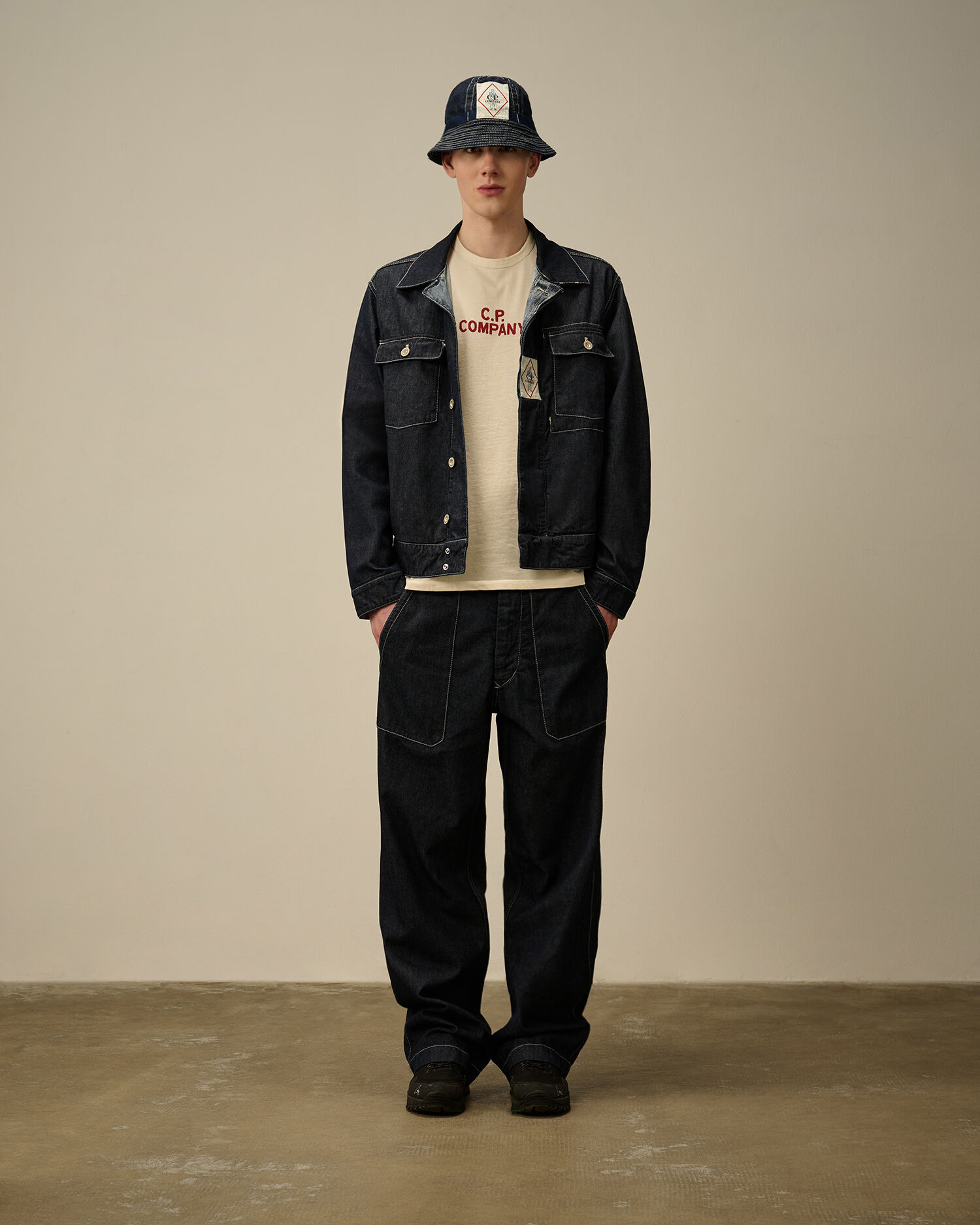 3/1 Denim Loose Pants - 8