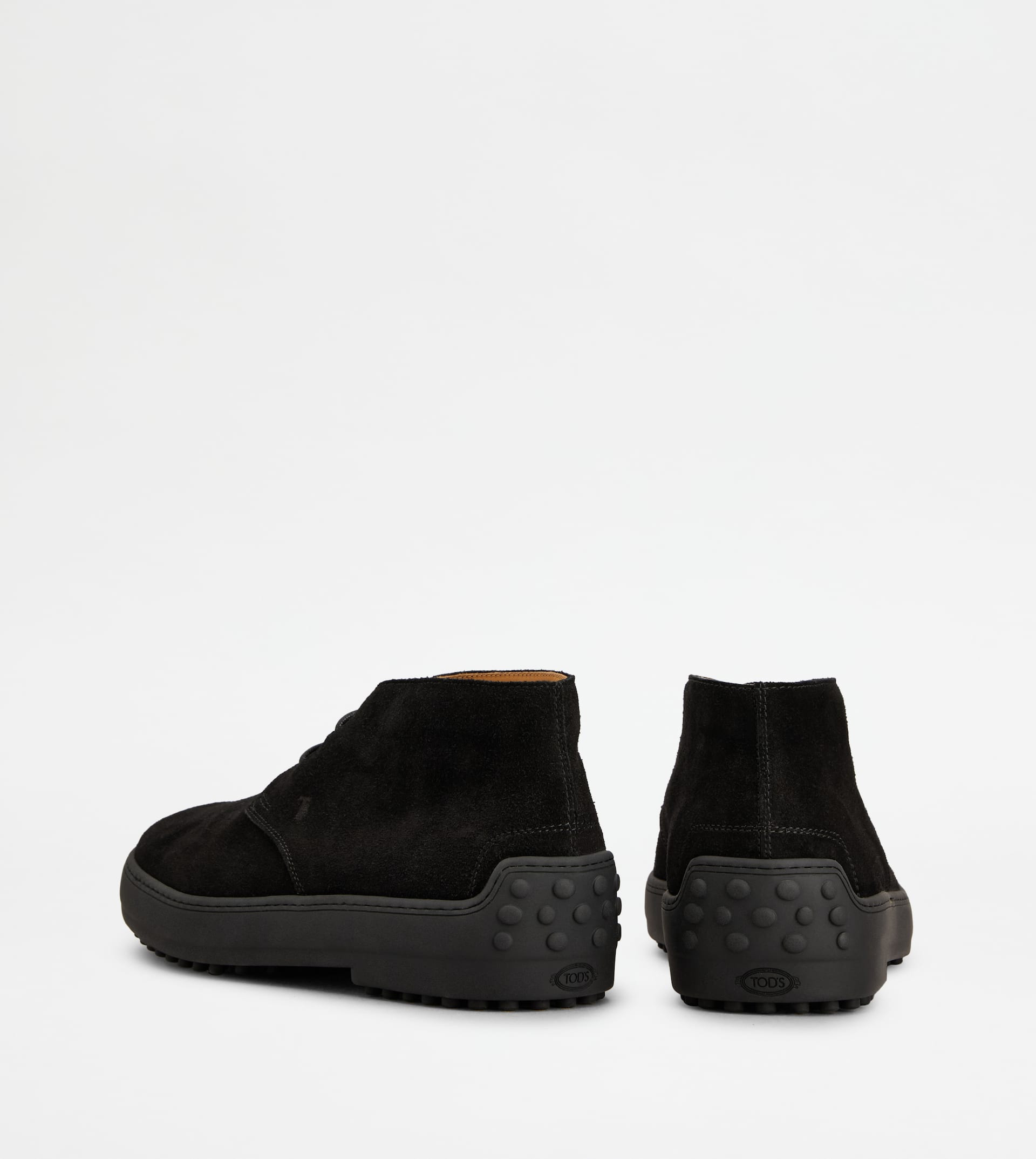 WINTER GOMMINO DESERT BOOTS IN SUEDE - BLACK - 3