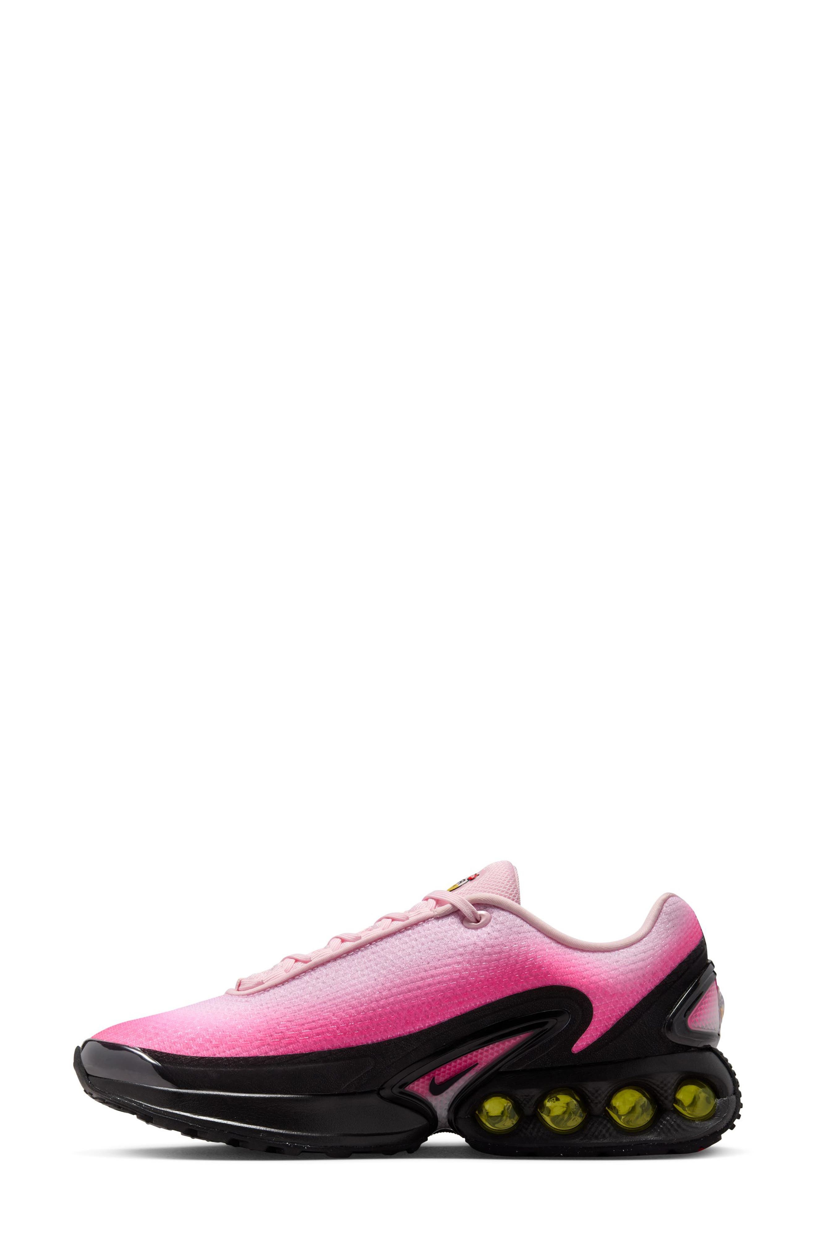 Nike Air Max Dn Premium Sneaker (Women in Pink/Black/Pink/Citron at Nordstrom - 6
