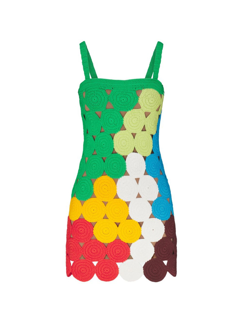 Beep Beep openwork mini dress 1