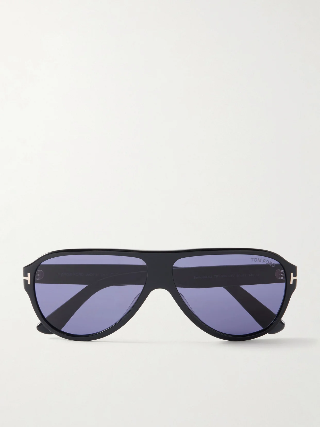 Samuele Aviator-style Tortoiseshell Acetate Sunglasses - 1