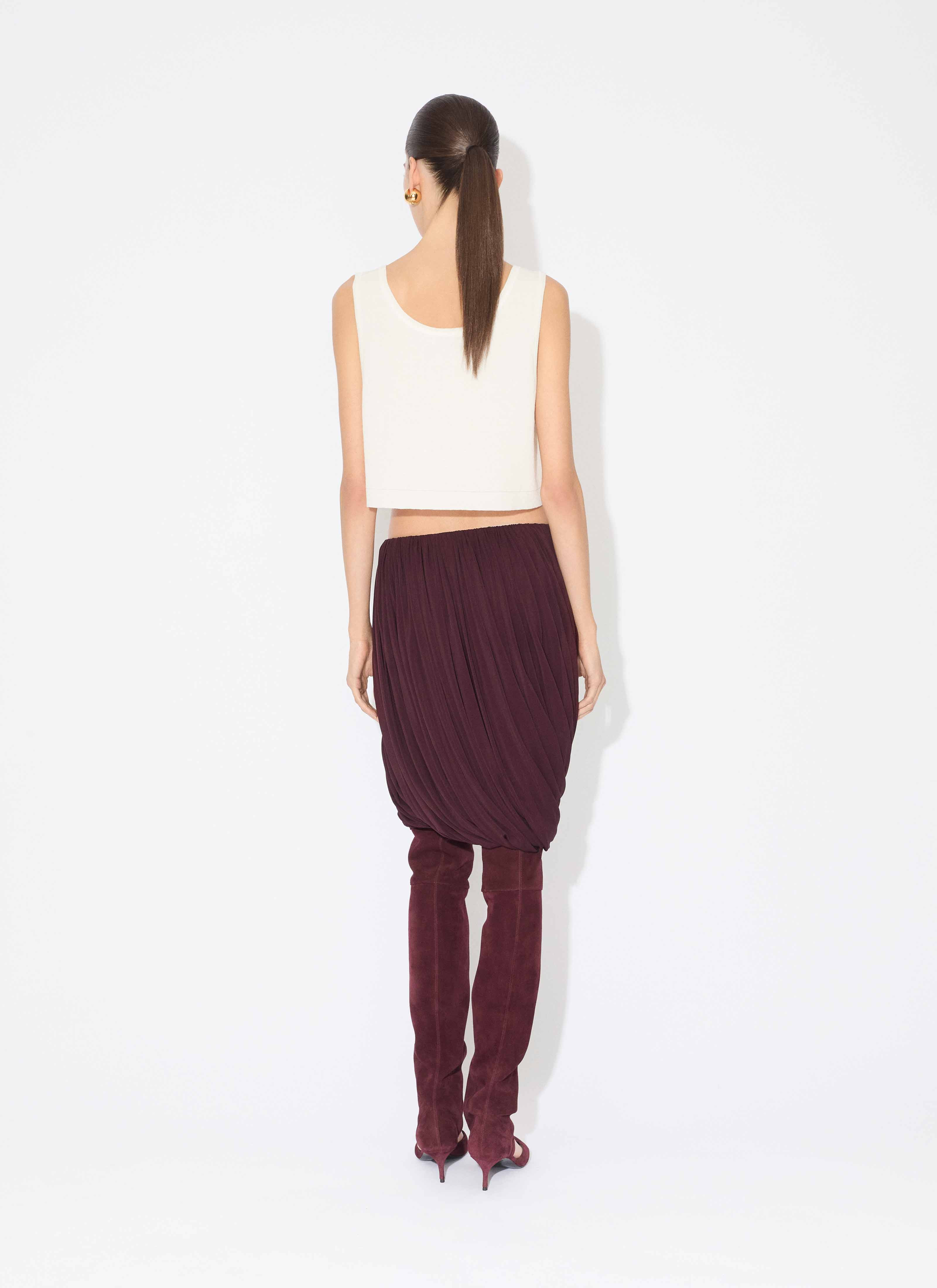 SOFT JERSEY TWISTED SKIRT - 3
