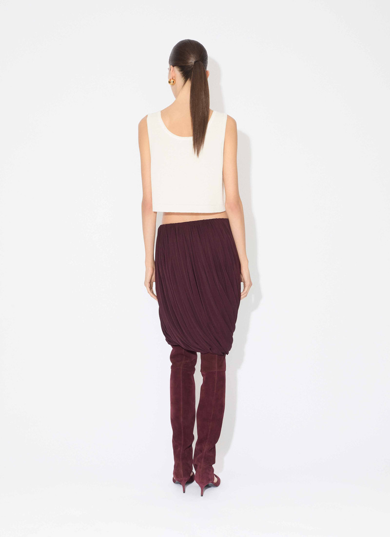 Alaïa SOFT JERSEY TWISTED SKIRT outlook