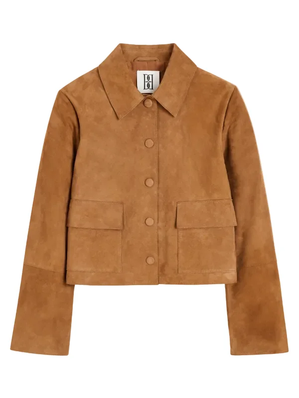 Annie Suede Jacket in Rusty Sand - 1