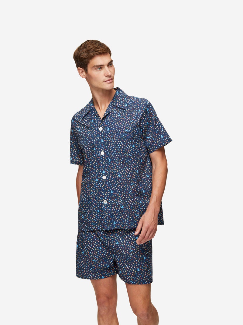 Men's Short Pyjamas Ledbury 58 Cotton Batiste Multi - 2