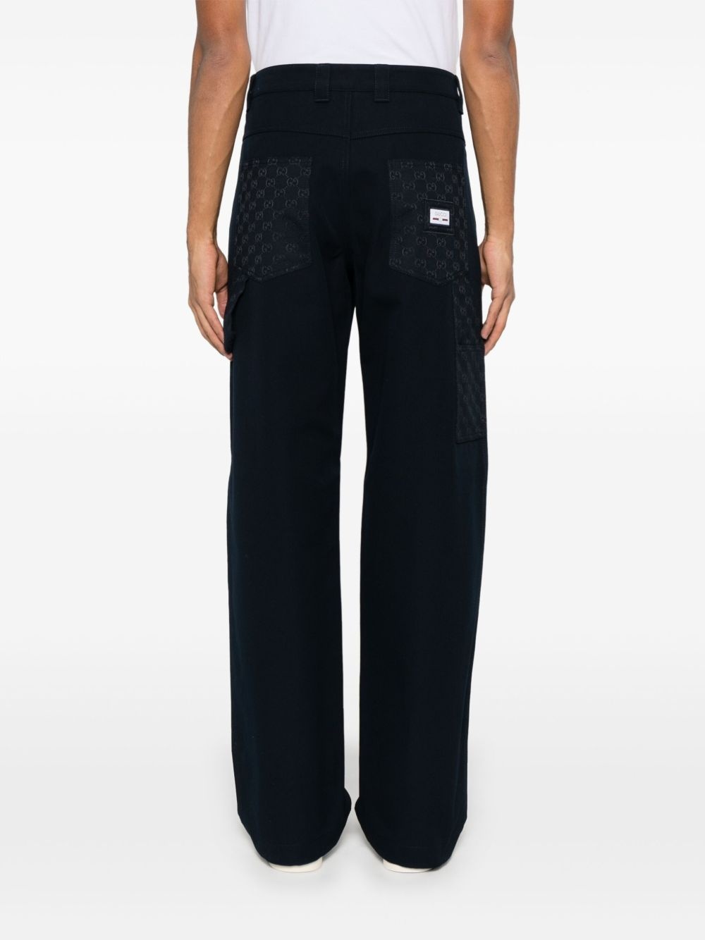 cotton canvas trousers - 4